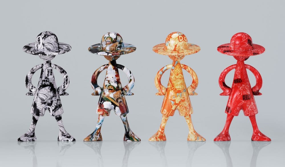One Piece Luffy's Archive of Adventure Mini Figure Blind Box Assortment Box Qty 10 - Bandai Tamashii Nations Blind Boxes