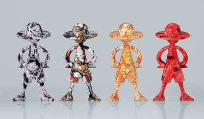 One Piece Luffy's Archive of Adventure Mini Figure Blind Box Assortment Box Qty 10 - Bandai Tamashii Nations Blind Boxes