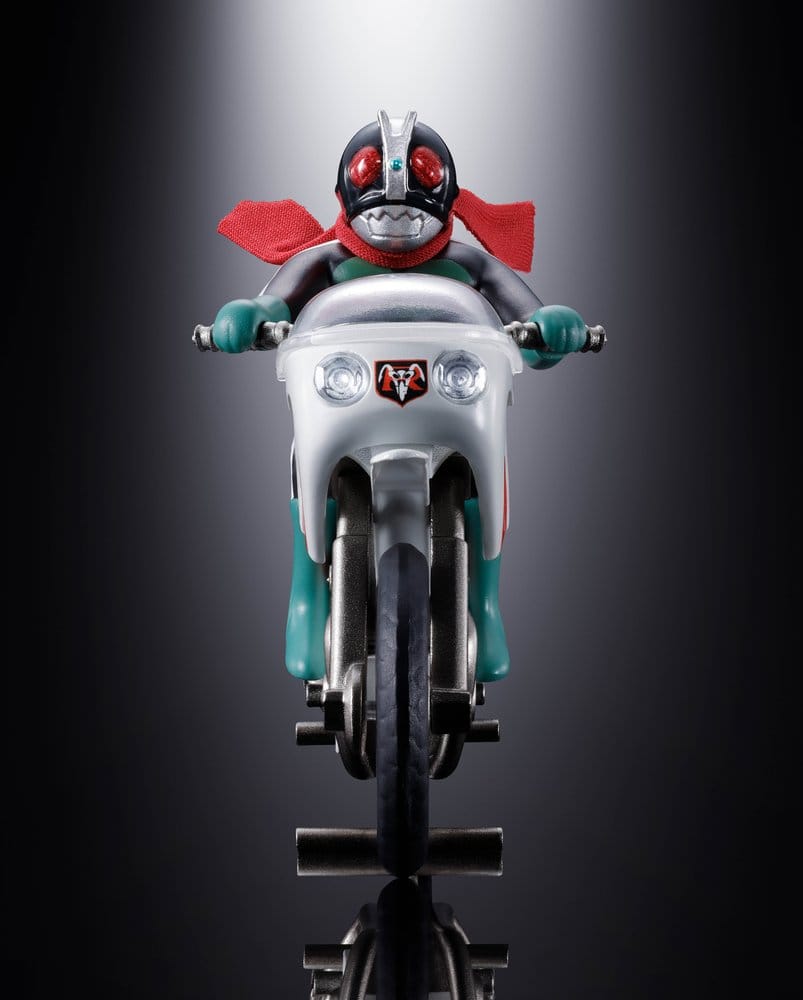 Kamen Rider Chogokin Diecast Action Figure Cyclone (Masked Rider 2) - Bandai Tamashii Nations Action Figures