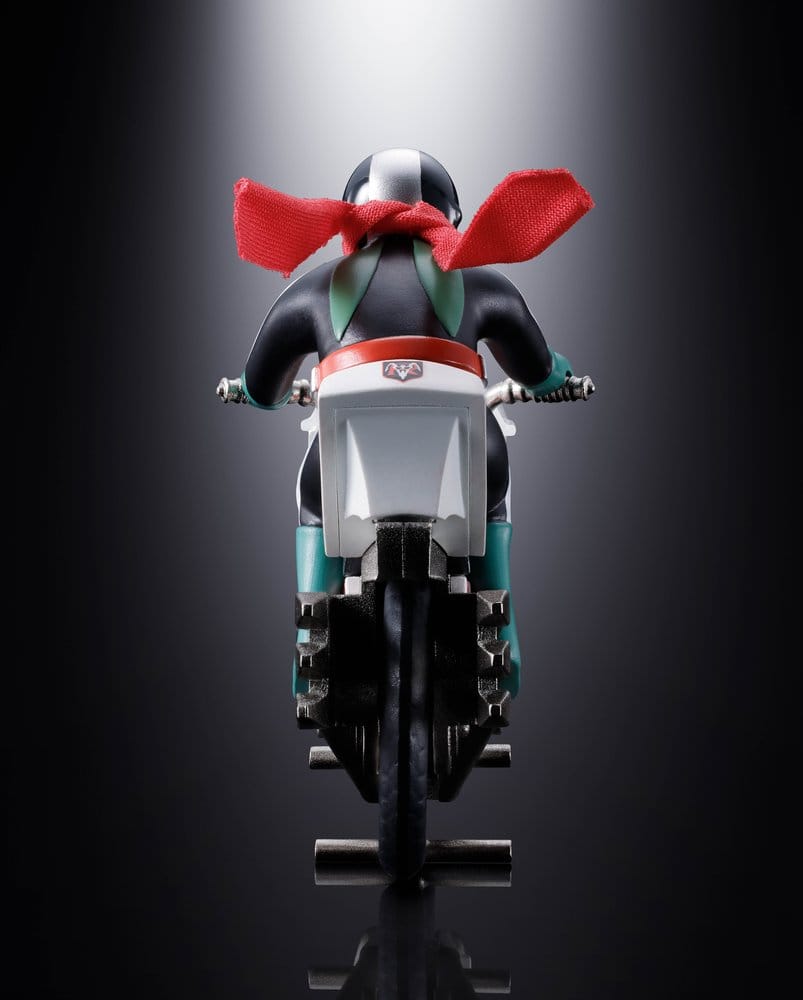 Kamen Rider Chogokin Diecast Action Figure Cyclone (Masked Rider 2) - Bandai Tamashii Nations Action Figures