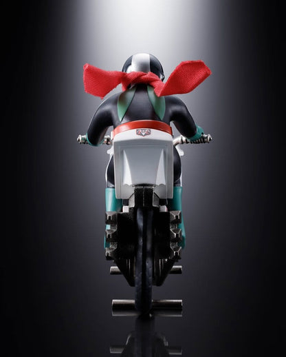 Kamen Rider Chogokin Diecast Action Figure Cyclone (Masked Rider 2) - Bandai Tamashii Nations Action Figures