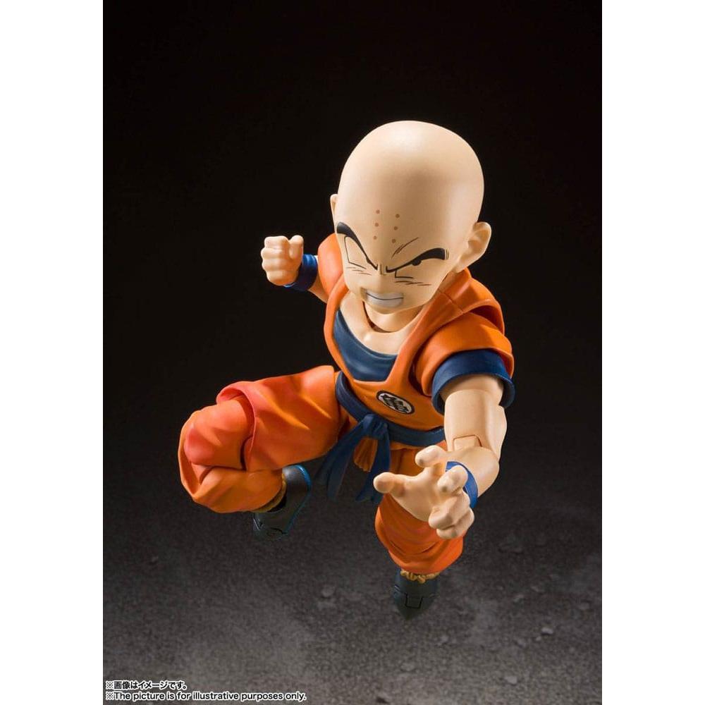 Dragon Ball Z S.H. Figuarts Action Figure Krillin-Earth's Strongest Man (Reissue) 12 cm