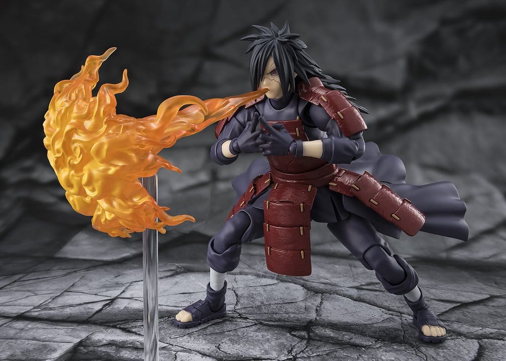 Naruto Shippuden S.H.Figuarts Action Figure Madara Uchiha Legend of Darkness 17 cm - Bandai Tamashii Nations Action Figures