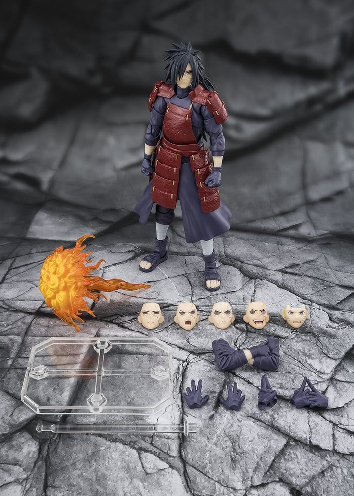 Naruto Shippuden S.H.Figuarts Action Figure Madara Uchiha Legend of Darkness 17 cm - Bandai Tamashii Nations Action Figures