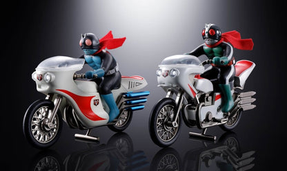 Kamen Rider Chogokin Diecast Action Figure Cyclone (Masked Rider 1) - Bandai Tamashii Nations Action Figures