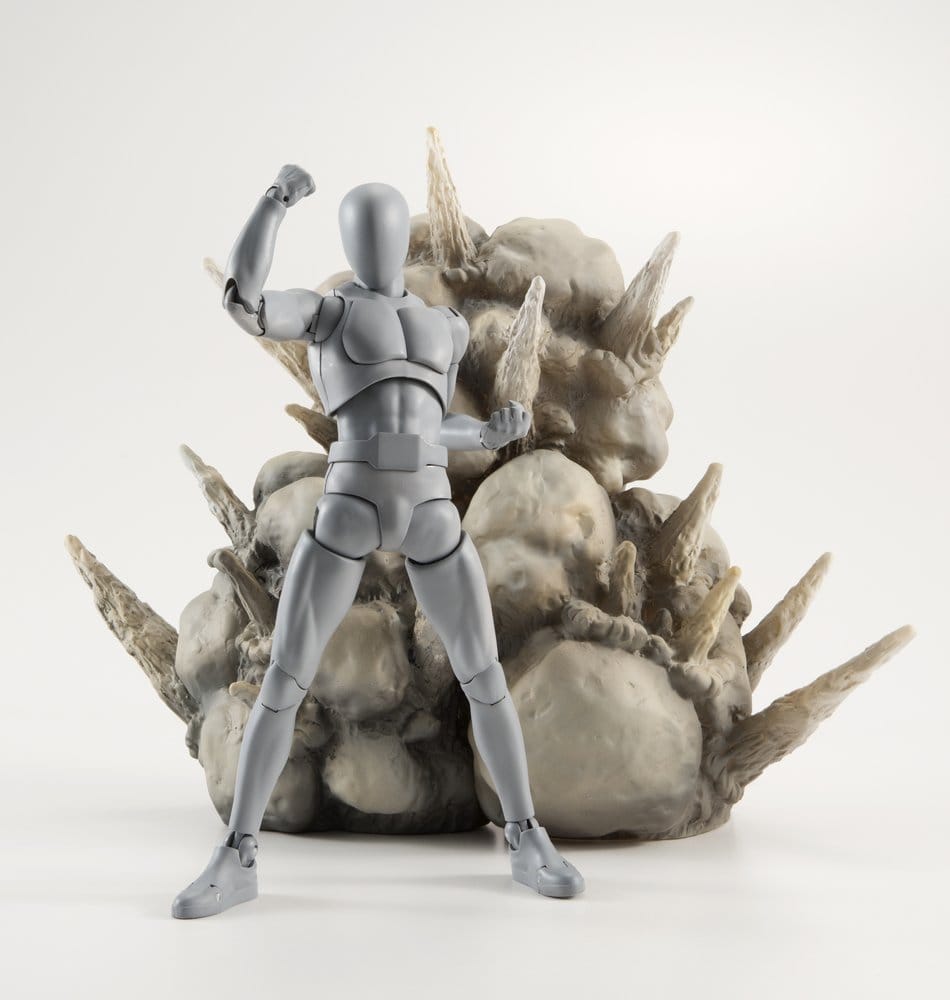 Tamashii Effect Action Figure Accessory Explosion Gray Ver. for S.H.Figuarts - Bandai Tamashii Nations Action Figure: Accessories