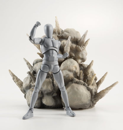 Tamashii Effect Action Figure Accessory Explosion Gray Ver. for S.H.Figuarts - Bandai Tamashii Nations Action Figure: Accessories