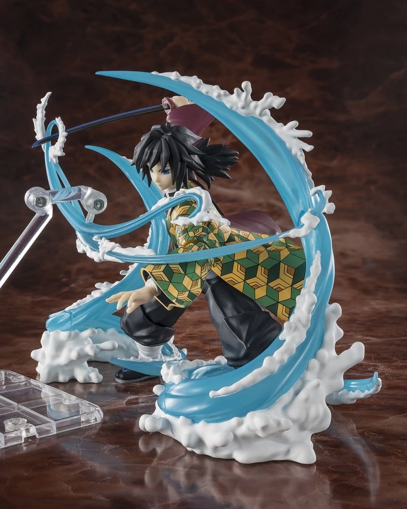Demon Slayer: Kimetsu no Yaiba S.H. Figuarts Accessory Set Tanjiro Kamado & Giyu Tomioka Water Breathing Option Parts Set - Bandai Tamashii Nations Action Figure Accessories
