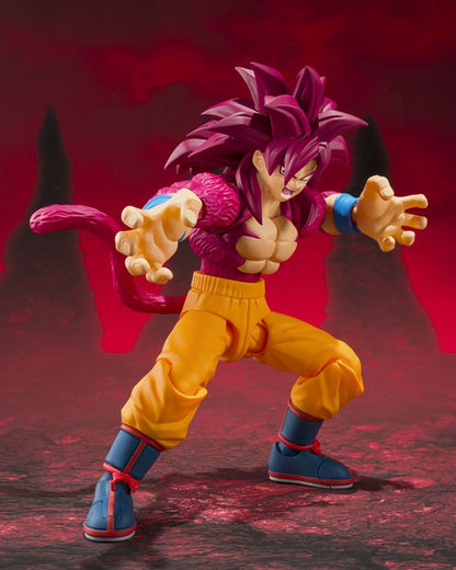 Dragon Ball S.H. Figuarts Action Figure Super Saiyan 4 Son Goku -Daima- 15 cm - Bandai Tamashii Nations Action Figures
