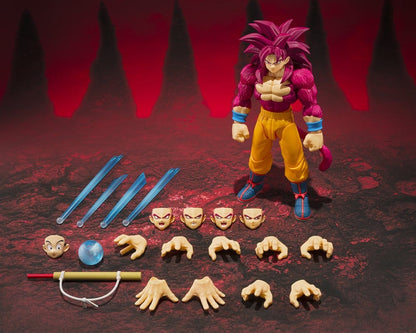 Dragon Ball S.H. Figuarts Action Figure Super Saiyan 4 Son Goku -Daima- 15 cm - Bandai Tamashii Nations Action Figures