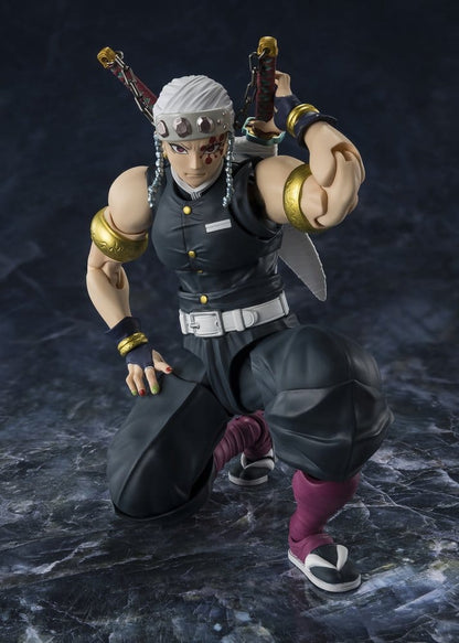 Demon Slayer: Kimetsu no Yaiba S.H.Figuarts Action Figure Uzui Tengen - Bandai Tamashii Nations Action Figures