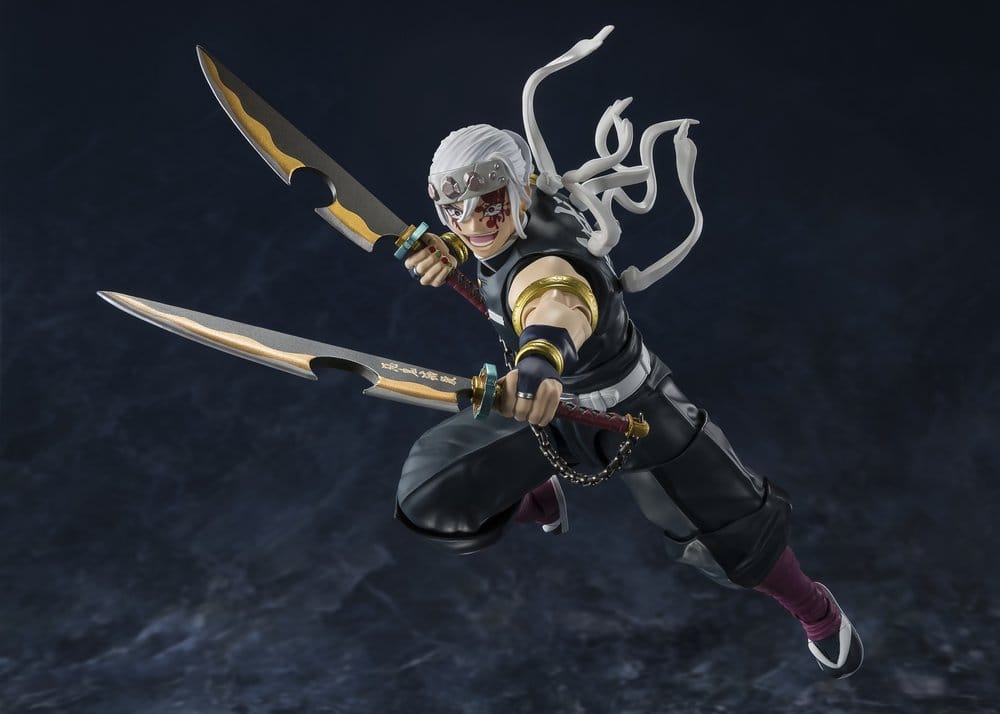 Demon Slayer: Kimetsu no Yaiba S.H.Figuarts Action Figure Uzui Tengen - Bandai Tamashii Nations Action Figures