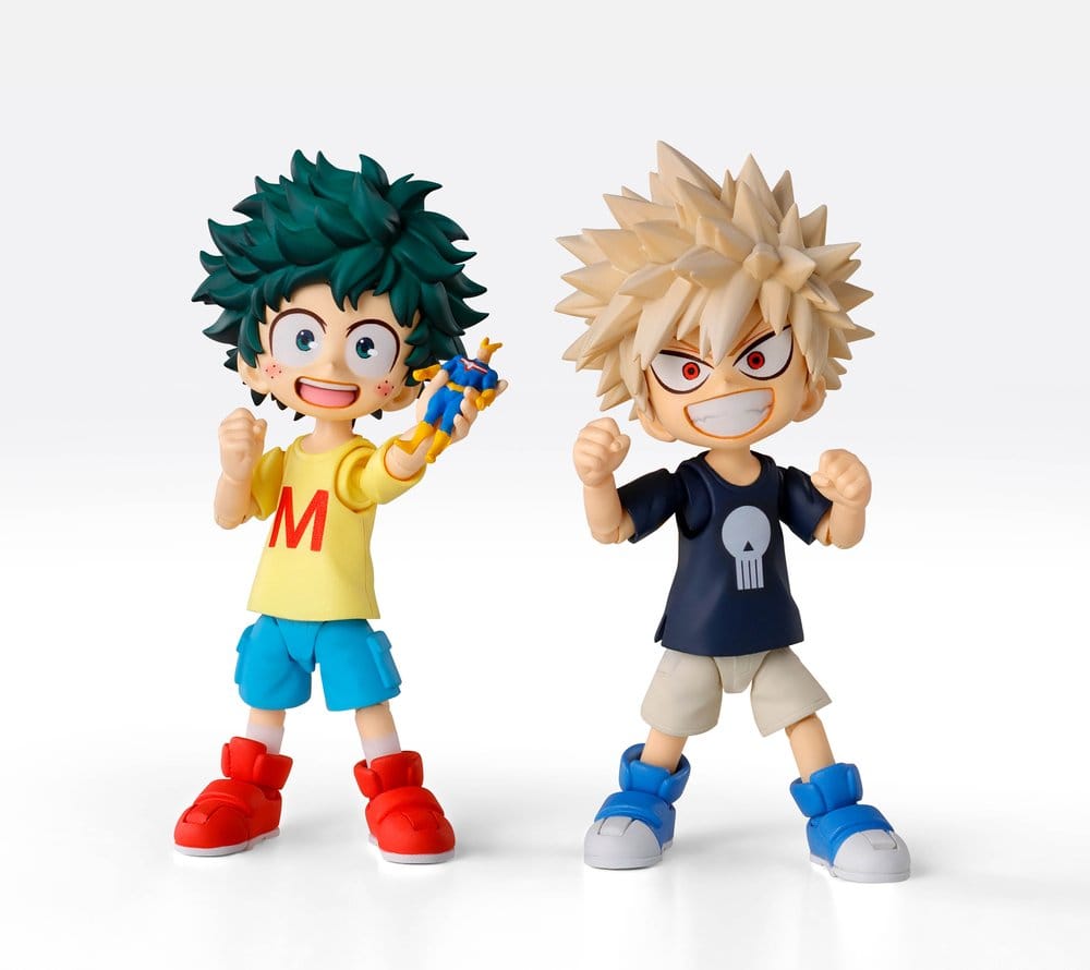 My Hero Academia S.H.Figuarts Action Figure Izuku Midoriya & Katsuki Bakugo -Childhood Set-