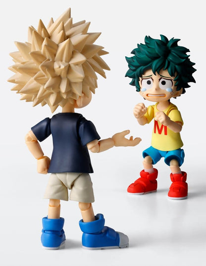 My Hero Academia S.H.Figuarts Action Figure Izuku Midoriya & Katsuki Bakugo -Childhood Set-
