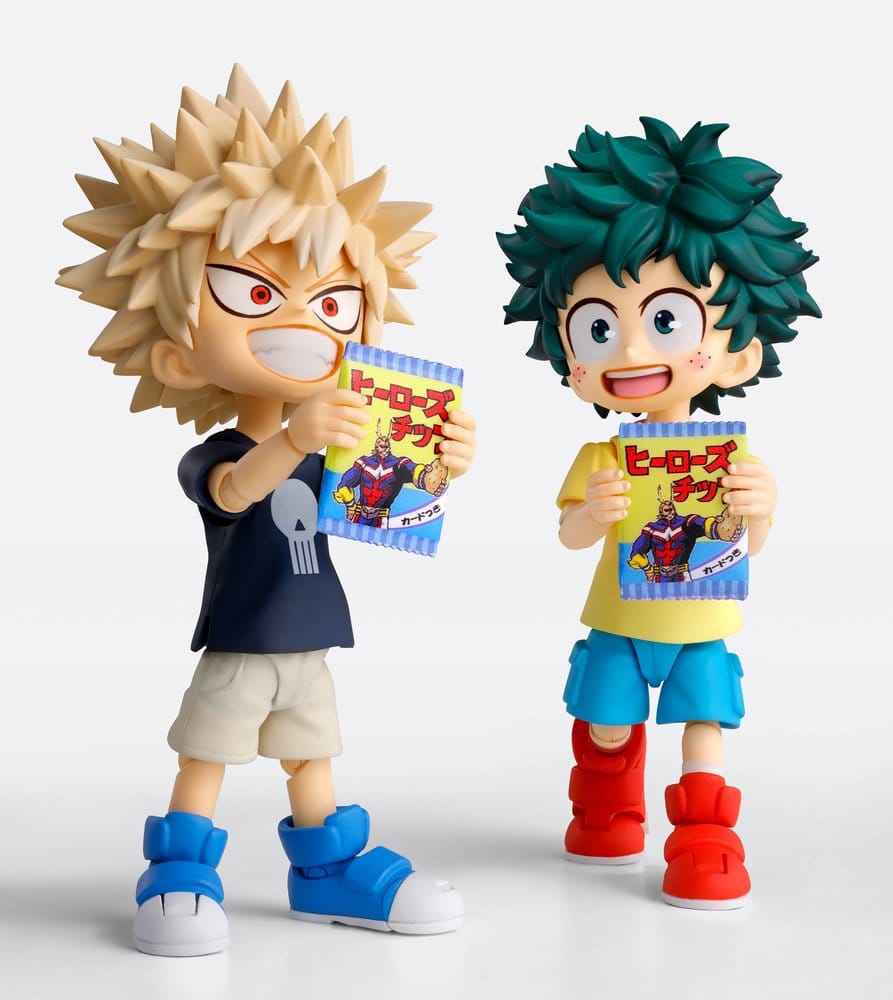 My Hero Academia S.H.Figuarts Action Figure Izuku Midoriya & Katsuki Bakugo -Childhood Set-