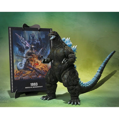 Godzilla S.H.MonsterArts Action Figure Godzilla (Godzilla vs. Mechagodzilla II Poster Coloring Ver.) -Movie Graphic Plus- - Bandai Tamashii Nations Action Figures