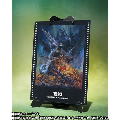 Godzilla S.H.MonsterArts Action Figure Godzilla (Godzilla vs. Mechagodzilla II Poster Coloring Ver.) -Movie Graphic Plus- - Bandai Tamashii Nations Action Figures