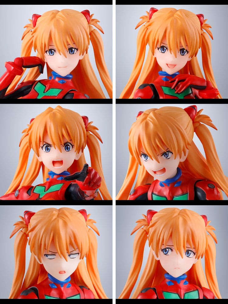 Evangelion S.H.Figuarts Action Figure Asuka Shikinami Langley 14 cm - Bandai Tamashii Nations Action Figures