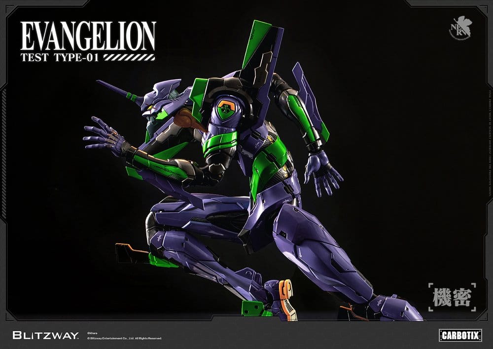 Evangelion Carbotix Action Figure Evangelion Unit-01 Test Type (DX Ver.) 33 cm - Blitzway Action Figures