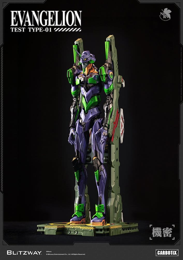 Evangelion Carbotix Action Figure Evangelion Unit-01 Test Type (DX Ver.) 33 cm - Blitzway Action Figures