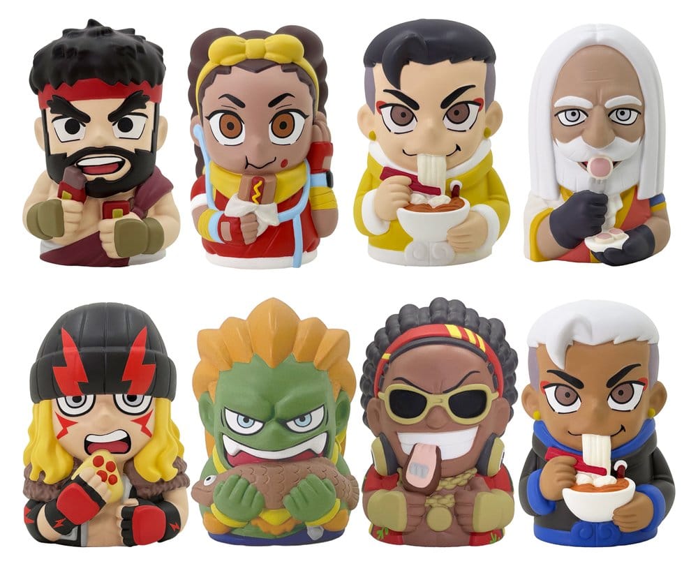 Street Fighter 6 Finger Puppet Vol. 2 Blind Box Assortment Box Qty 8 - Capcom Mini Figures