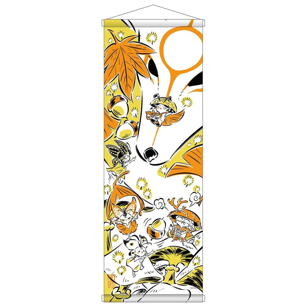 Okami 20th Anniversary Reprint Art Project Tapestry Autumn 74 x 28 x - Capcom Home & Decor