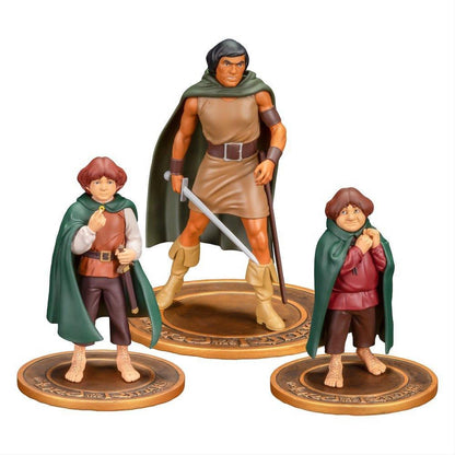 Lord of the Rings Animated Film PVC Figures 3-Pack Frodo, Aragorn, and Samwise - Dark Horse Mini Figures