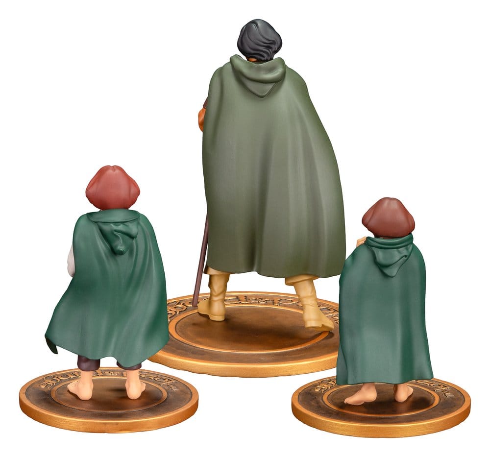 Lord of the Rings Animated Film PVC Figures 3-Pack Frodo, Aragorn, and Samwise - Dark Horse Mini Figures