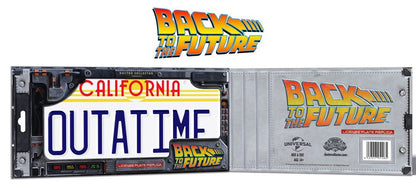 Back To The Future Replica 1/1 ´Outatime´ DeLorean License Plate - Doctor Collector Replicas