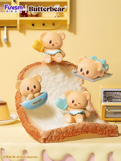 Butterbear Baked with Love Series Mini Figures 3-Pack Chubby Face Display Box Qty 6 - Funism Blind Boxes