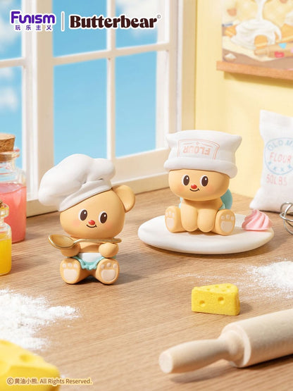 Butterbear Baked with Love Series Mini Figures 3-Pack Chubby Face Display Box Qty 6 - Funism Blind Boxes