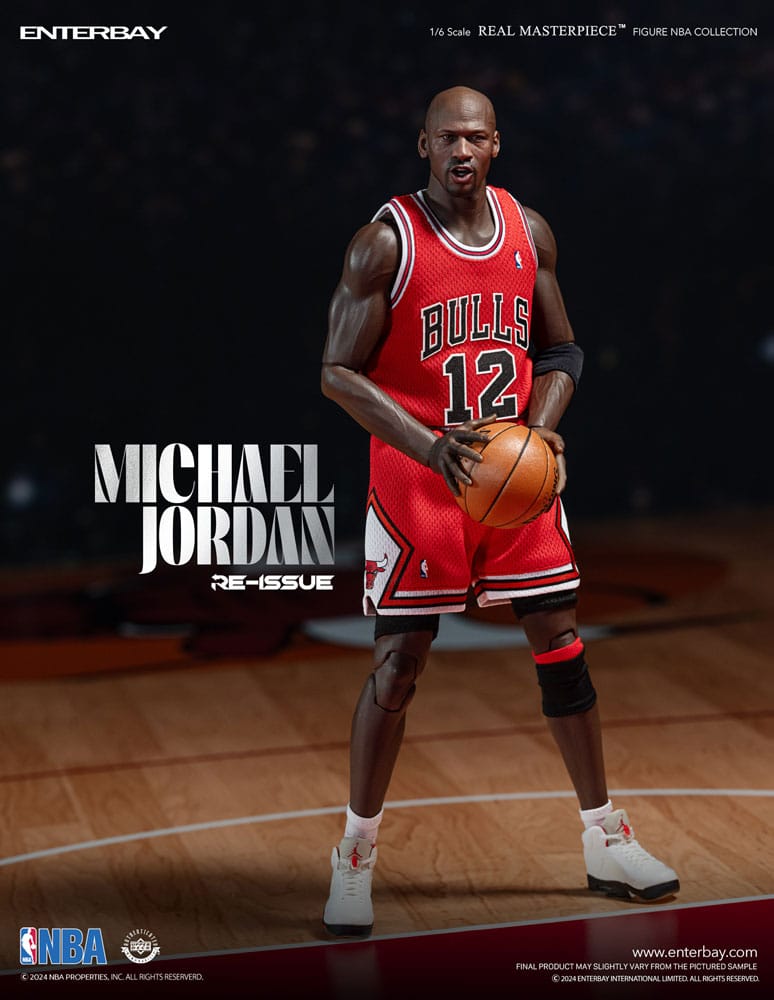 NBA Collection Real Masterpiece Actionfigur 1/6 Michael Jordan I'm Back Edition Limited 30 cm - Enterbay Action Figures