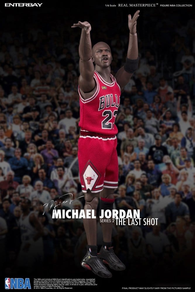 NBA Collection Real Masterpiece Actionfigur 1/6 Michael Jordan Series 2 (Road Jersey Edition) 33 cm - Enterbay Action Figures