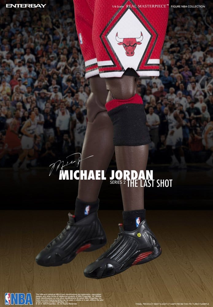 NBA Collection Real Masterpiece Actionfigur 1/6 Michael Jordan Series 2 (Road Jersey Edition) 33 cm - Enterbay Action Figures