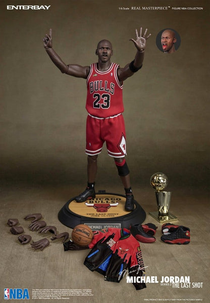 NBA Collection Real Masterpiece Actionfigur 1/6 Michael Jordan Series 2 (Road Jersey Edition) 33 cm - Enterbay Action Figures