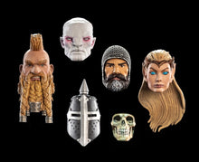 Mythic Legions Action Figure Accessory 5-Pack Heads - Four Horsemen Toy Design Action Figures: Accessories