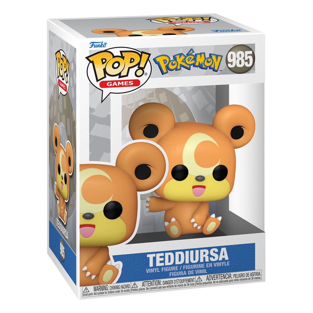 Pokémon POP! Games Vinyl Figure Teddiursa(EMEA) - Funko POP! Figures