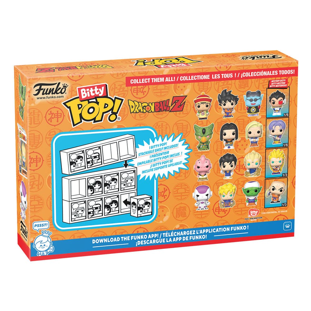 Dragon Ball Bitty POP! Vinyl Figure 4-Pack Series 1 2,5 cm - Funko Mini Figures, Pop! Figures