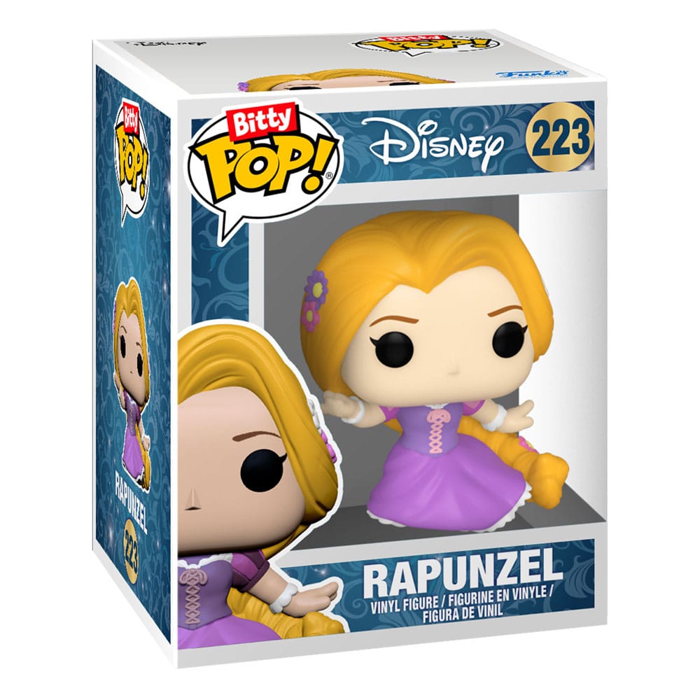 Disney Princesses Bitty POP! Vinyl Figure 4-Pack Rapunzel 2,5 cm - Funko Mini Figures, Pop! Figures