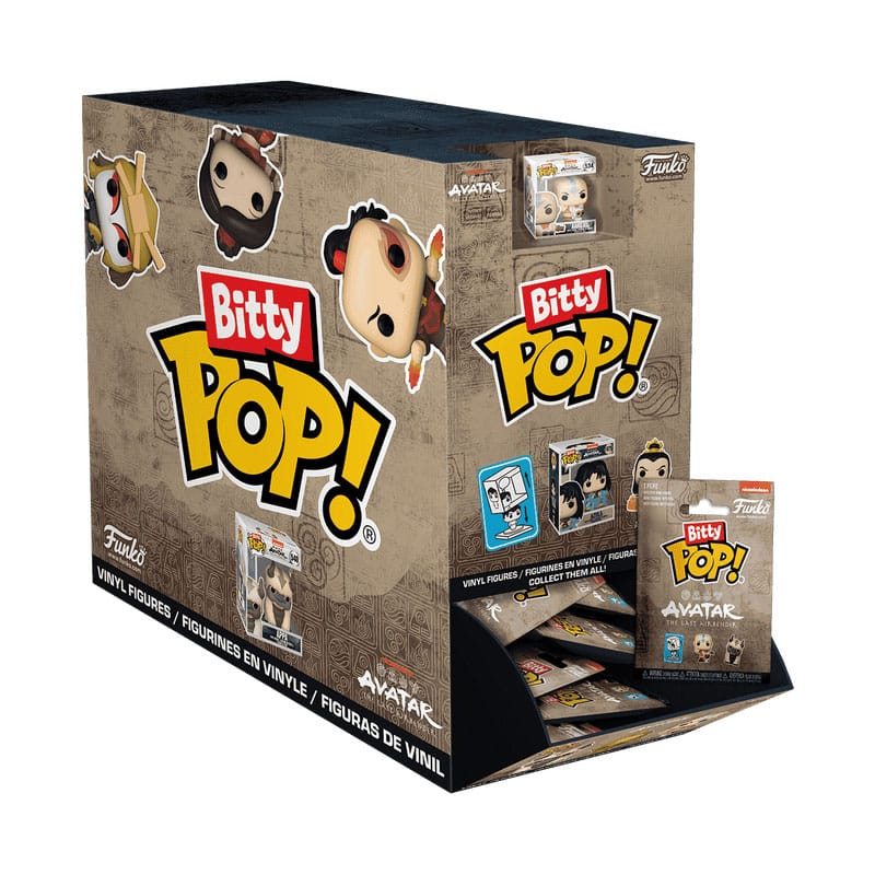 Avatar The Last Airbender Bitty POP! Vinyl Figure Display Box Qty 32 PDQ 2,5 cm - Funko Mini Figures, POP! Figures