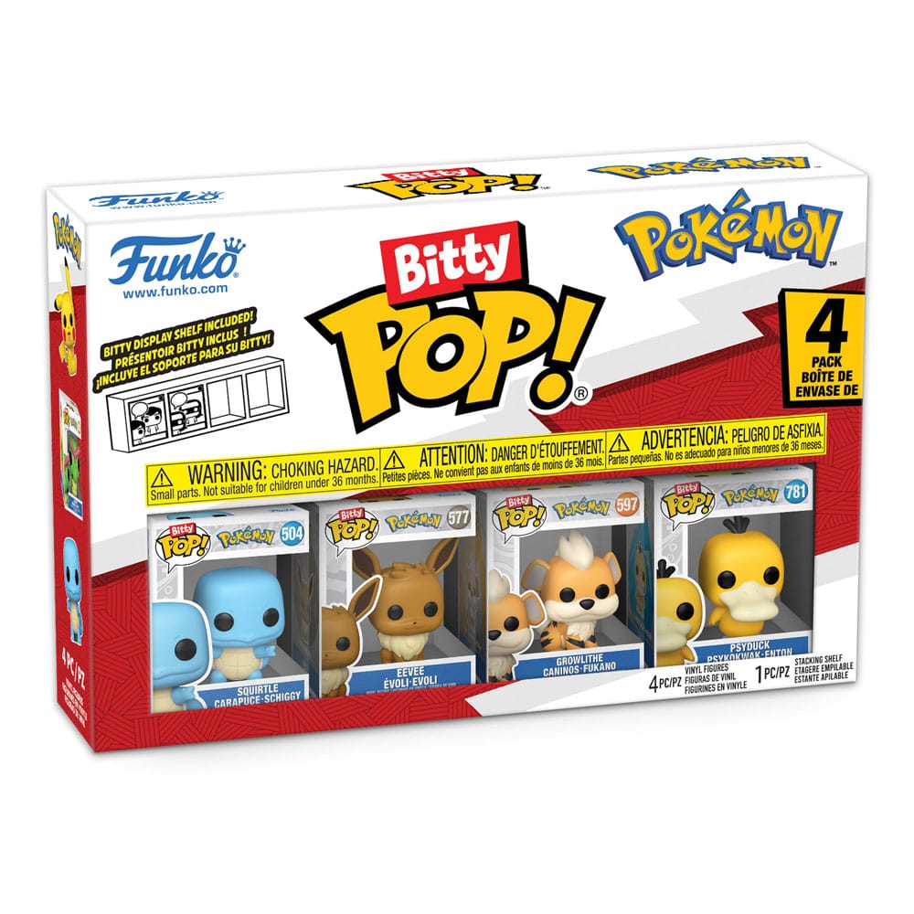 Pokémon Bitty POP! Vinyl Figure 4-Pack Series 4 2 cm - Funko Pop! Figures