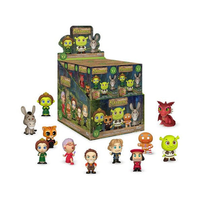 Shrek Mystery Mini Figures 30th Anniversary 5 cm Display Box Qty 12 - Funko Blind Boxes