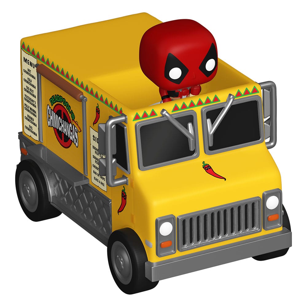 Marvel POP! Rides Vinyl Figure Deadpool w/Chimichanga Truck