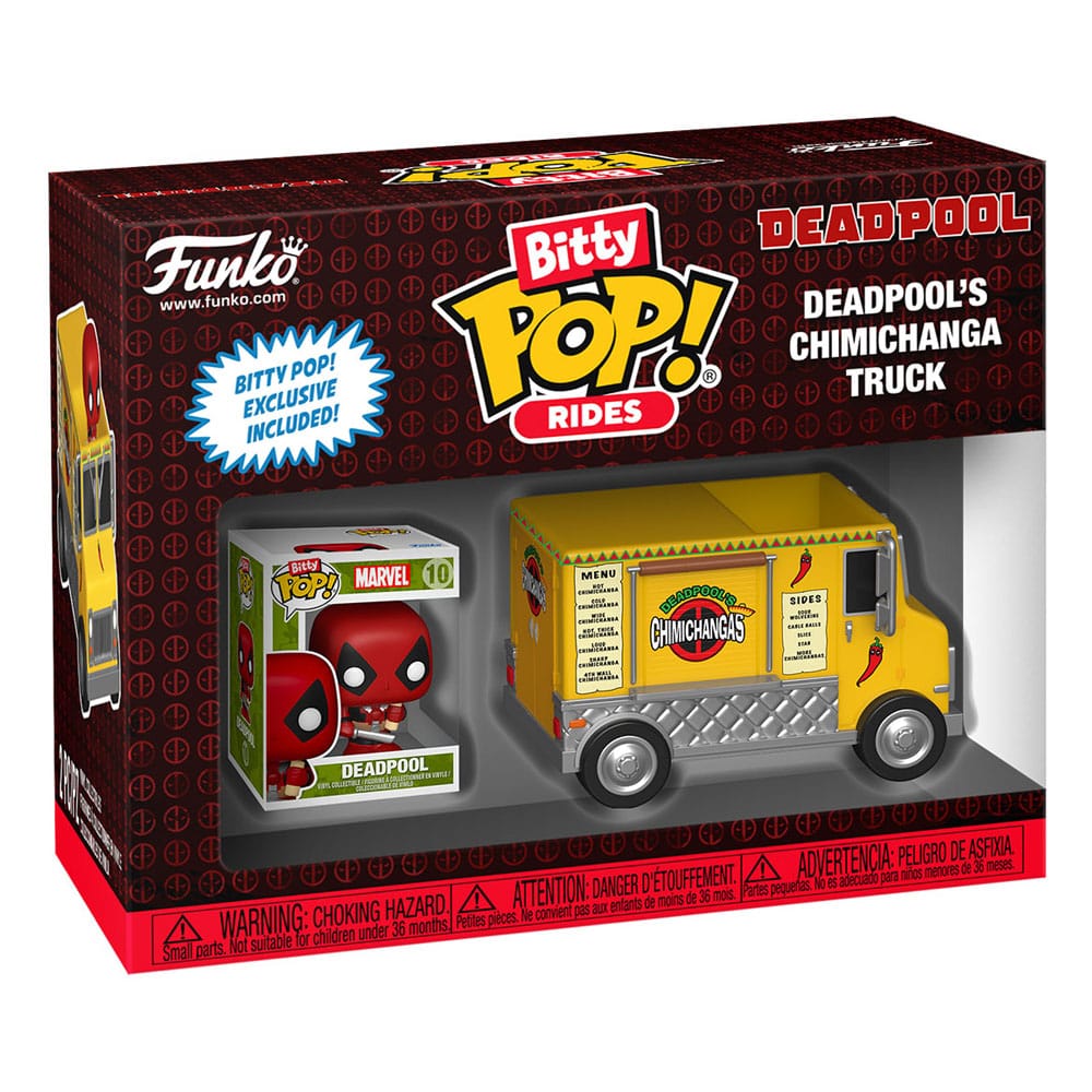 Marvel POP! Rides Vinyl Figure Deadpool w/Chimichanga Truck 2,5 cm - Funko Pop! Figures