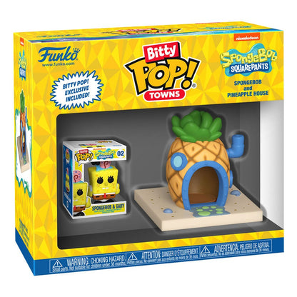 Spongebob Bitty POP! Town Vinyl Figure Spongebob at Home - Funko Pop! Figures