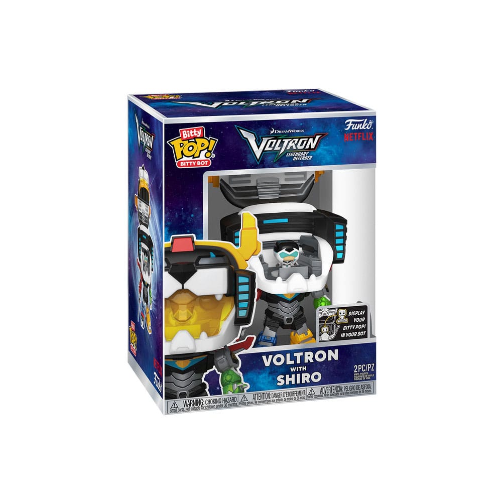 Voltron Bitty POP! Bots Figure Voltron with Shiro 2,5 cm - Funko Mini Figures, POP! Figures