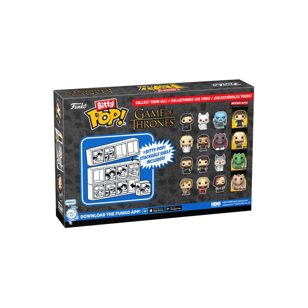 Game of Thrones Bitty POP! Vinyl Figure 4-Pack Ned Stark 2,5 cm - Funko Mini Figures, Pop! Figures