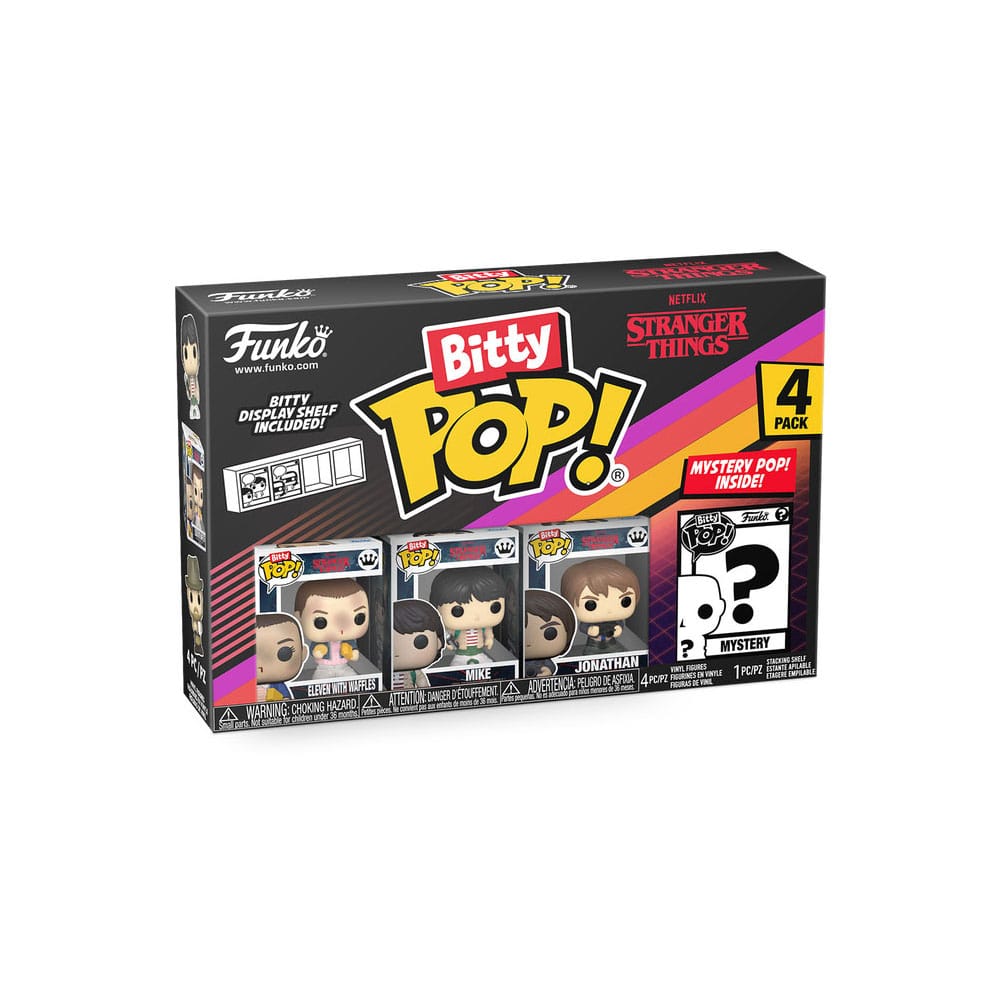 Stranger Things Bitty POP! Vinyl Figure 4-Pack Eleven 2,5 cm - Funko Mini Figures, Pop! Figures