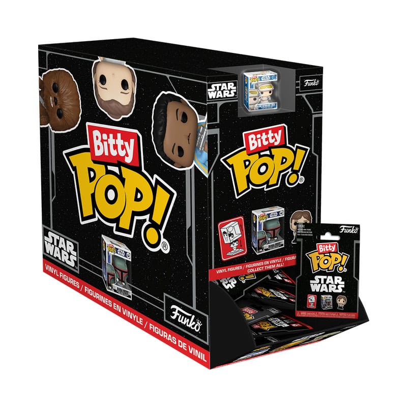 Star Wars Bitty POP! Vinyl Figure Display Box Qty 24 PDQ 2,5 cm - Funko POP! Figures