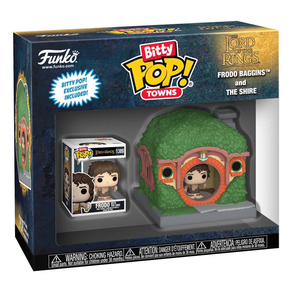 Lord of the Rings Bitty POP! Town Vinyl Figure Frodo at Shire - Funko POP! Figures